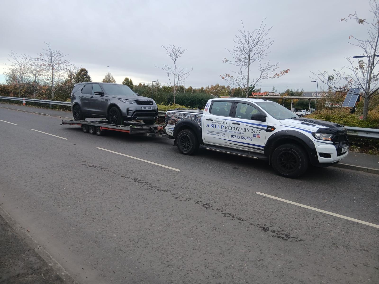 Land Rover transport
